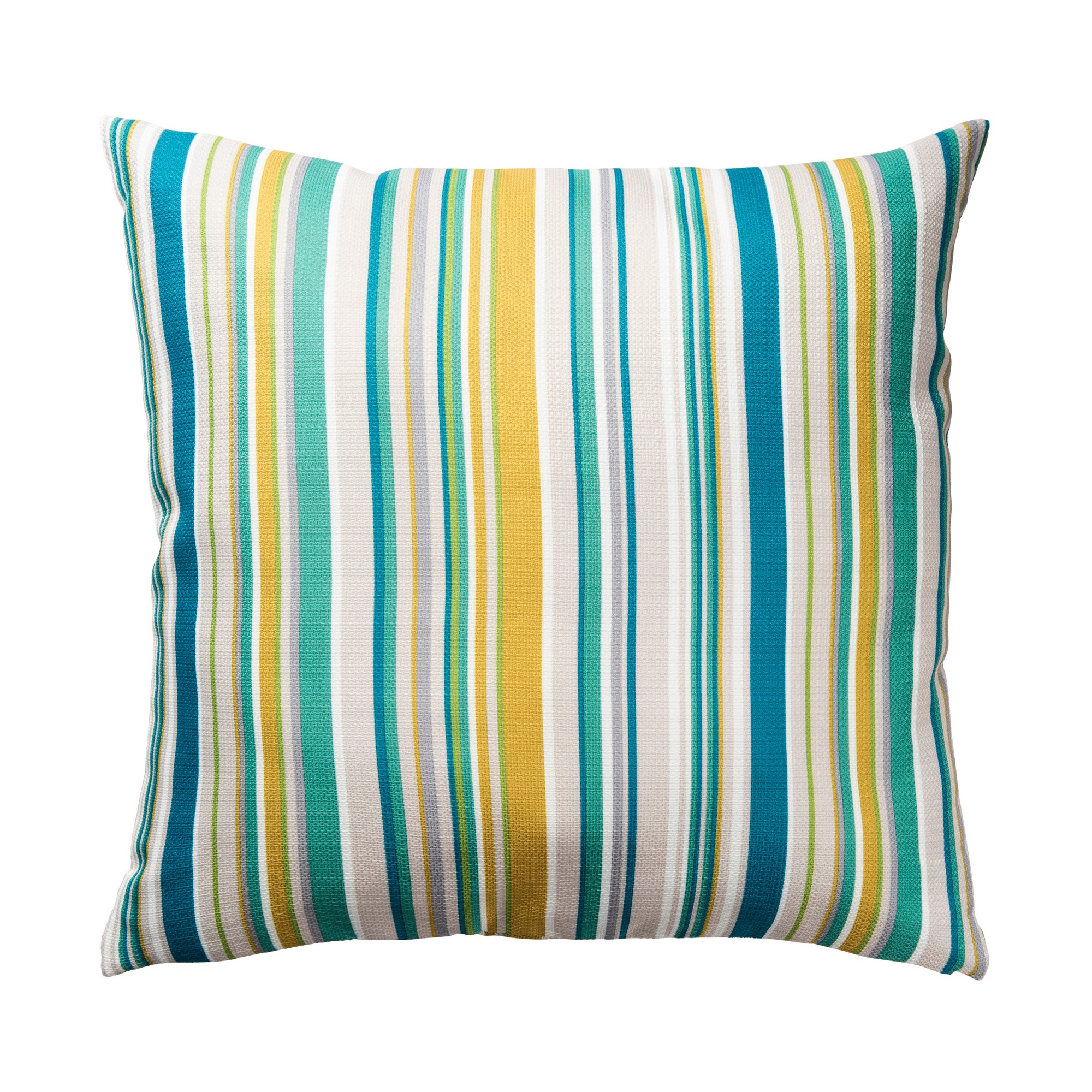 Green striped outlet cushions